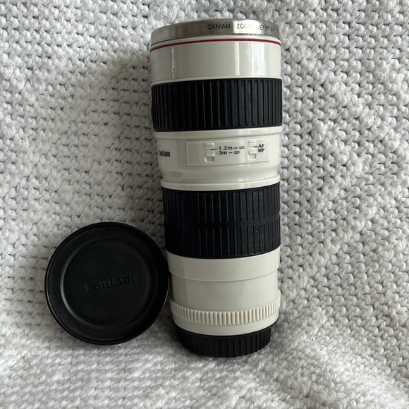 Camera Lens Commuter Mug - White - Picture 4 of 5